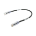 Cable de Parcheo TX6, UTP Cat6, 24 AWG, CM, Color Negro, 0.3 Metros (1 Pie)