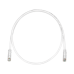 Cable de Parcheo TX6, UTP Cat6, 24 AWG, CM, Color Blanco Mate, 9.14 Metros (30 Pies)