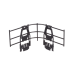 Accesorio de Control de Radio de Curvatura en Cruces, Tes o Intersecciones, en Charolas Wyr-Grid® de Panduit, 101.6 mm de Alto, Color Negro