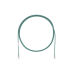 Cable de Parcheo TX6, UTP Cat6, Diámetro Reducido (28AWG), Color Verde, 6.1 Metros (20 Pies)
