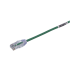 Cable de Parcheo TX6, UTP Cat6, Diámetro Reducido (28AWG), Color Verde, 9.14 Metros (30 Pies)