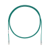 Cable de Parcheo TX6, UTP Cat6, Diámetro Reducido (28AWG), Color Verde, 1.52 Metros (5 Pies)