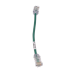 Cable de Parcheo TX6, UTP Cat6, Diámetro Reducido (28AWG), Color Verde, 20.2 cm (8 Pulgadas)