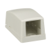 Caja de Montaje en Superficie, Para 1 Módulo Mini-Com, Color Blanco Mate