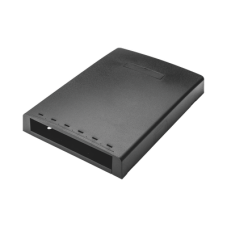 Caja de Montaje en Superficie, Con Accesorio para Resguardo de Fibra Óptica, Para 6 Módulos Mini-Com, Color Negro