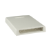 Caja de Montaje en Superficie, con Accesorio para Resguardo de Fibra Óptica, para 6 Módulos Mini-Com, Color Blanco Mate