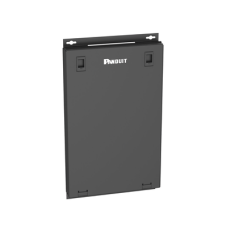 Punto de Consolidación Para 24 Puertos, Con Espacio Para 1 UR, Instalación en Piso, Pared o Techo, Fabricado en Acero, Color Negro