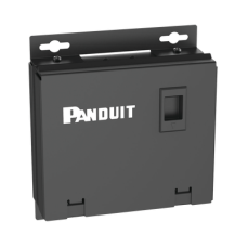 Punto de Consolidación de 6 Puertos Mini-Com, Instalación en Piso, Pared o Techo, Fabricado en Acero, Color Negro