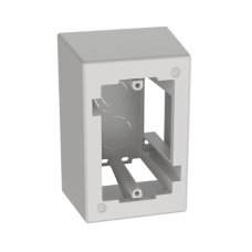 Caja de Pared Superficial de 1 Pieza, Uso Universal con Placas de Pared, con Cinta Adhesiva, Color Blanco Caja de Pared Superficial de 1 Pieza, Uso Universal con Placas de Pared, con Cinta Adhesiva, Color Blanco