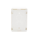 Caja de Pared Superficial, Uso Universal con Placas de Pared, con Cinta Adhesiva, Color Blanco Mate