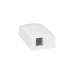 Caja de Montaje en Superficie, Para 2 Módulos Keystone, Color Blanco