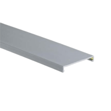 Tapa para Canaleta Ranurada, de 23.9 de Ancho, 1830 mm de Largo, Color Gris