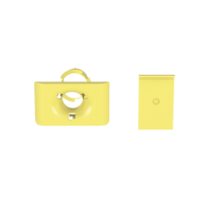 Accesorio de Salida a Tubo De 1.5 in (38 mm), Para Canaletas FiberRunner 4X4, 6X4, o 12X4, Color Amarillo