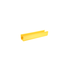 Canaleta FiberRunner™ 4X4, de PVC Rígido, Color Amarillo, 3 m de Largo