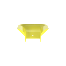 Accesorio de Control de Radio de Curvatura, Para Bajadas de Cable con Canaletas FiberRunner 4x4, Color Amarillo