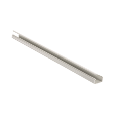 Canaleta LD10 de PVC rígido, con cinta adhesiva para instalación sin herramientas, de 38.4 x 24 x 1828.8 mm, Color Blanco Mate