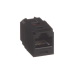 Módulo Acoplador RJ45 a RJ45, Mini-Com, Categoría 6, Color Negro