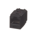 Módulo Acoplador RJ45 a RJ45, Mini-Com, Categoría 6, Color Negro
