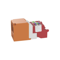 Conector Jack RJ45 Estilo T, Mini-Com, Categoría 5e, de 8 Posiciones y 8 Cables, Color Naranja Conector Jack RJ45 Estilo T, Mini-Com, Categoría 5e, de 8 Posiciones y 8 Cables, Color Naranja