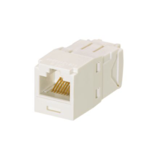 Conector Jack RJ45 Estilo TG, Mini-Com, Categoría 6, de 8 Posiciones y 8 Cables, Color Blanco Ártico Conector Jack RJ45 Estilo TG, Mini-Com, Categoría 6, de 8 Posiciones y 8 Cables, Color Blanco Ártico