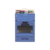 Conector Jack RJ45 Estilo TP, Mini-Com, Categoría 6, de 8 posiciones y 8 cables, Color Azul