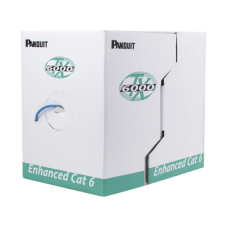 Bobina de Cable UTP 305 Metros (1000 Pies) de Cobre, TX6000? PanNet, Reelex, Azul, Categoría 6 Mejorado (23 AWG), PVC (CM), de 4 Pares