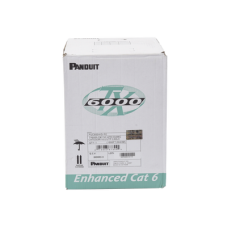 Bobina de Cable UTP 305 Metros (1000 Pies) de Cobre, TX6000? PanNet, Reelex, Gris Internacional, Categoría 6 Mejorado (23 AWG), PVC (CM), de 4 Pares