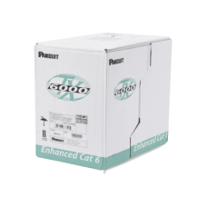 Bobina de Cable UTP 305 Metros (1000 Pies) de Cobre, TX6000? PanNet, Reelex, Gris Internacional, Categoría 6 Mejorado (23 AWG), PVC (CM), de 4 Pares