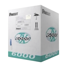 Bobina de Cable UTP 305 Metros (1000 Pies) de Cobre, TX6000? PanNet, Reelex, Rojo, Categoría 6 Mejorado (23 AWG), PVC (CM), de 4 Pares