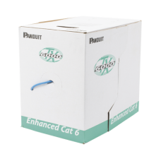 Bobina de Cable UTP 305 m. de Cobre, TX6000™ PanNet, Reelex, Azul, Categoría 6 Mejorado (23 AWG), LSZH (Bajo Humo, Cero Halógenos), de 4 pares