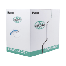 Bobina de Cable UTP 305 Metros (1000 Pies) de Cobre, TX6000? PanNet, Reelex, Azul, Categoría 6 Mejorado (23 AWG), LSZH (Bajo Humo, Cero Halógenos), de 4 Pares
