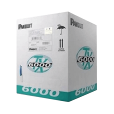 Bobina de Cable UTP 305 Metros (1000 Pies) de Cobre, TX6000™ PanNet, Reelex, Blanco, Categoría 6 Mejorado (23 AWG), LSZH (Bajo Humo, Cero Halógenos), de 4 Pares