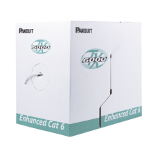 Bobina de Cable UTP 305 Metros (1000 Pies) de Cobre, TX6000? PanNet, Reelex, Gris, Categoría 6 Mejorado (23 AWG), PVC (CMR, Riser), de 4 Pares