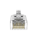 Plug RJ45 Cat6/6A, Para Cable UTP de Calibre 28 AWG (Diámetro Reducido), Chapado en Oro de 50 Micras, Paquete de 100 Piezas