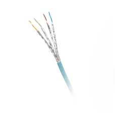 Bobina de Cable Blindado S/FTP Categoría 6A, Uso Industrial con Resistencia al Aceite, Rayos UV y Abrasión, Multifilar (Flexible), Color Azul Cerceta, Bobina de 500 Metros (1640 Pies) Bobina de Cable Blindado S/FTP Categoría 6A, Uso Industrial con Resistencia al Aceite, Rayos UV y Abrasión, Multifilar (Flexible), Color Azul Cerceta, Bobina de 500 Metros (1640 Pies)