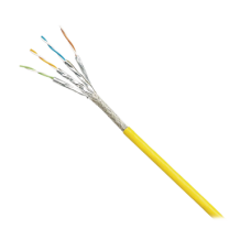 Bobina de Cable Blindado S/FTP Categoría 6A, Uso Industrial con Resistencia al Aceite, Rayos UV y Abrasión, Multifilar (Flexible), Color Amarillo, Bobina de 500 Metros (1640 Pies) Bobina de Cable Blindado S/FTP Categoría 6A, Uso Industrial con Resistencia al Aceite, Rayos UV y Abrasión, Multifilar (Flexible), Color Amarillo, Bobina de 500 Metros (1640 Pies)