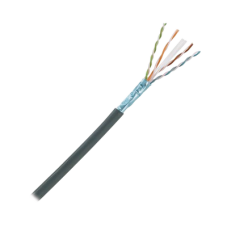 Bobina de Cable Planta Externa con Gel, de 4 Pares, Cat6A, Blindado F/UTP, Color Negro, 305 Metros (1000 Pies) Bobina de Cable Planta Externa con Gel, de 4 Pares, Cat6A, Blindado F/UTP, Color Negro, 305 Metros (1000 Pies)