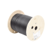 Bobina de Cable Planta Externa con Gel, de 4 Pares, Cat6A, Blindado F/UTP, Color Negro, 305 Metros (1000 Pies)