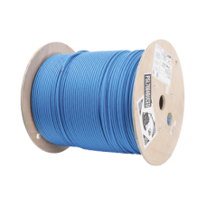 Bobina de Cable Blindado S/FTP de 4 Pares, Cat7, Inmune a Ruido e Interferencias, LSZH (Bajo Humo, Cero Halógenos), Color Azul, Bobina de 500 Metros (1640 Pies)