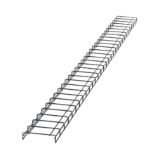 Charola para Canalización Wyr-Grid® Tipo Malla, Con Pintura Electrostática en Color Negro, 8 in (203.2 mm) de Ancho, 53.1 mm de Alto y 3 m de Largo