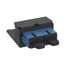 Módulo Acoplador SC Duplex, para Fibra Óptica Monomodo OS1/OS2, Tipo Mini-Com, Color Azul Módulo Acoplador SC Duplex, para Fibra Óptica Monomodo OS1/OS2, Tipo Mini-Com, Color Azul