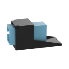Módulo Acoplador SC Simplex, para Fibra Óptica Multimodo OM3/OM4, Tipo Mini-Com, Color Aqua Módulo Acoplador SC Simplex, para Fibra Óptica Multimodo OM3/OM4, Tipo Mini-Com, Color Aqua