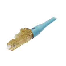 Conector de Fibra Óptica LC Simplex OptiCam, Multimodo 50/125 OM3/OM4, Pre-pulido, Color Aqua