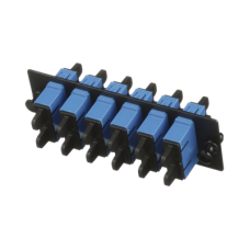 Placa Acopladora de Fibra Optica FAP, Con 6 Conectores SC Duplex (12 Fibras), Para Fibra Monomodo OS1/OS2, Color Azul Placa Acopladora de Fibra Optica FAP, Con 6 Conectores SC Duplex (12 Fibras), Para Fibra Monomodo OS1/OS2, Color Azul