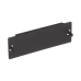 Placa Ciega FAP, Para Reservar Espacio de Uso Futuro en Paneles de Fibra Óptica, Color Negro