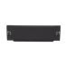 Placa Ciega FAP, Para Reservar Espacio de Uso Futuro en Paneles de Fibra Óptica, Color Negro