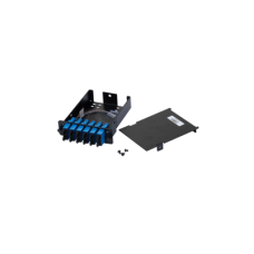 Placa Acopladora de Fibra Óptica FAP, Con 12 Pigtails y 6 Conectores SC Duplex (12 Fibras), Para Fibra Monomodo OS1/OS2, Color Azul