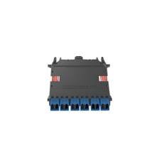 Cassette HD Flex Para 12 Fibras Monomodo OS2, de MPO a 6 Conectores LC Duplex, Color Azul