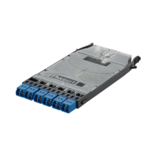 Cassette HD Flex? Con 6 Puertos LC Duplex (12 Fibras), Para Fibra Monomodo OS2, Color Azul