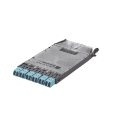 Cassette HD Flex? Con 6 Puertos LC Duplex (12 Fibras), Para Fibra Multimodo OM3, Color Azul